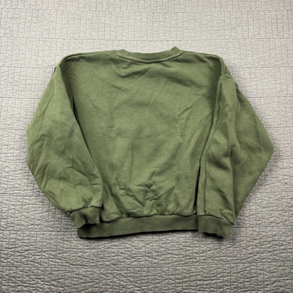 Nike Kids Large Crewneck Sweatshirt Green Beaverton Oregon Logo Sportswear